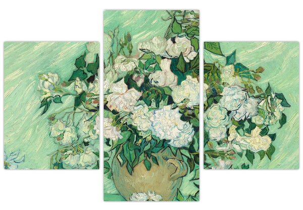 Tablou - Vincent van Gogh, Roses, reproducere (90x60 cm)