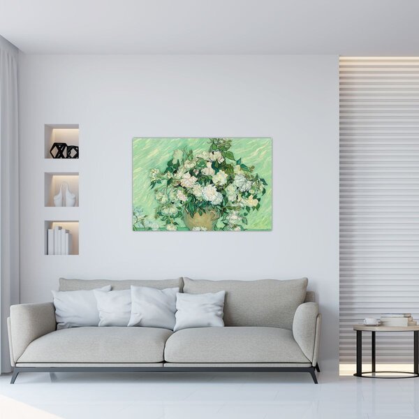 Tablou - Vincent van Gogh, Roses, reproducere (90x60 cm)