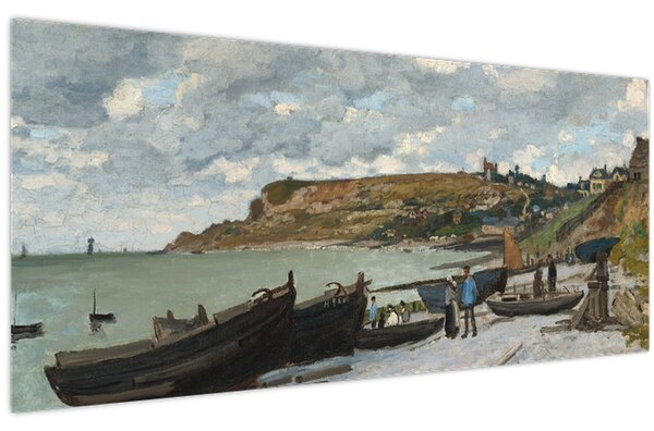Tablou - Claude Monet, Sainte Adresse, reproducere (120x50 cm)