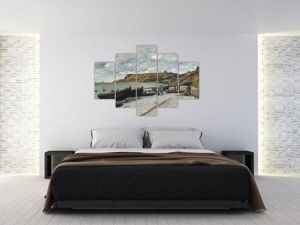 Tablou - Claude Monet, Sainte Adresse, reproducere (150x105 cm)