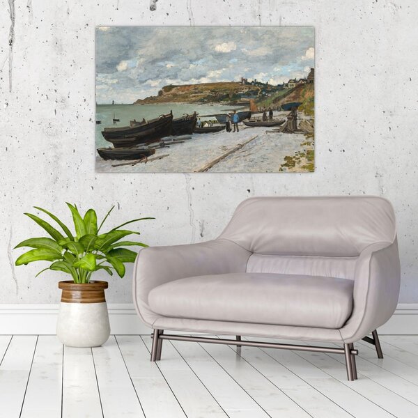 Tablou - Claude Monet, Sainte Adresse, reproducere (90x60 cm)