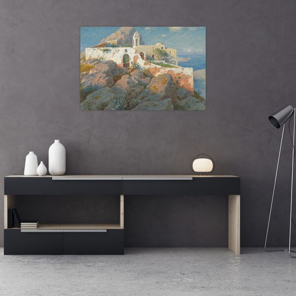 Tablou - William Stanley Haseltine, Santa Maria a Cetrella, Anacapri, reproducere (90x60 cm)