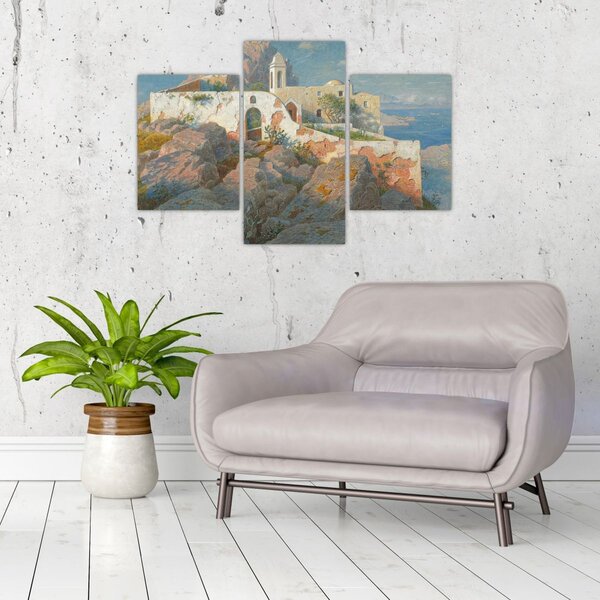 Tablou - William Stanley Haseltine, Santa Maria a Cetrella, Anacapri, reproducere (90x60 cm)