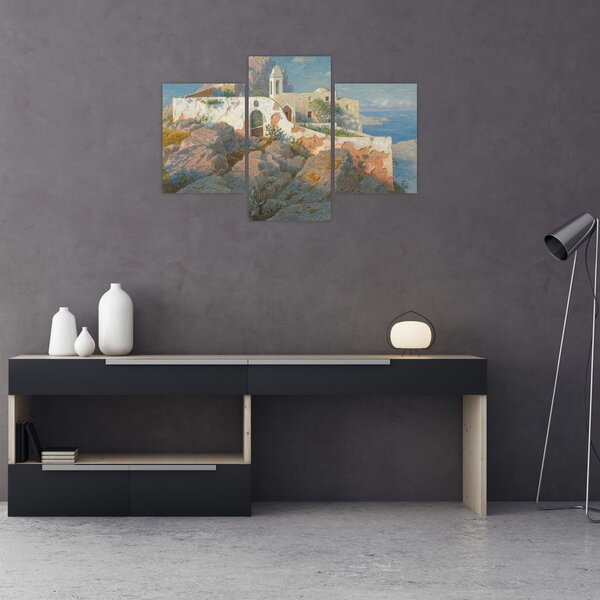 Tablou - William Stanley Haseltine, Santa Maria a Cetrella, Anacapri, reproducere (90x60 cm)