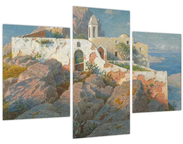 Tablou - William Stanley Haseltine, Santa Maria a Cetrella, Anacapri, reproducere (90x60 cm)