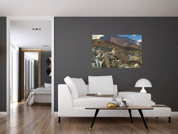 Tablou - John Singer Sargent, Simplon Pass, reproducere (90x60 cm)
