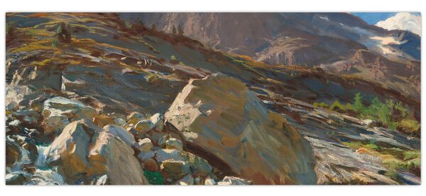 Tablou - John Singer Sargent, Simplon Pass, reproducere (120x50 cm)