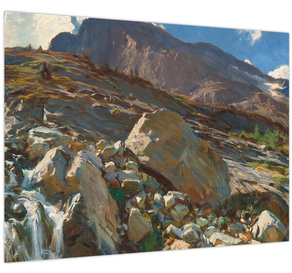 Tablou - John Singer Sargent, Simplon Pass, reproducere (70x50 cm)