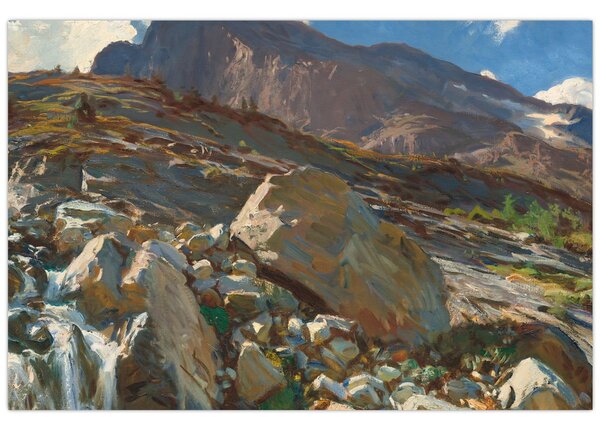 Tablou - John Singer Sargent, Simplon Pass, reproducere (90x60 cm)