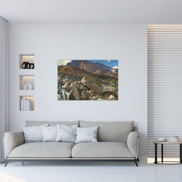 Tablou - John Singer Sargent, Simplon Pass, reproducere (90x60 cm)