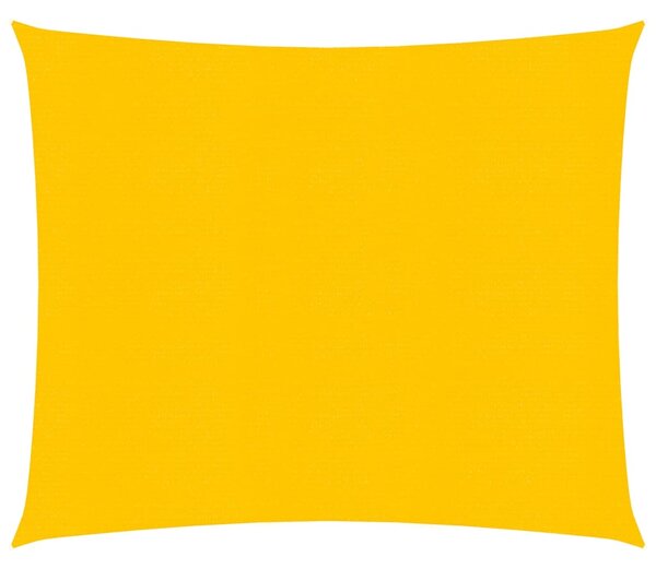 Pânză parasolar, galben, 2,5 x 3 m, HDPE, 160 g/m²