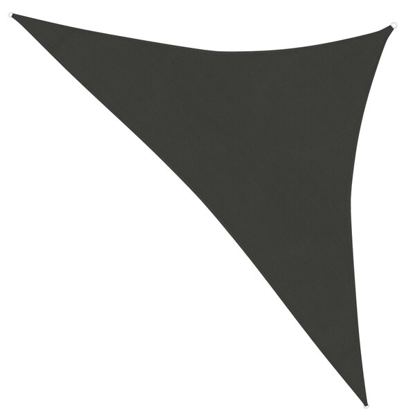 Pânză parasolar, antracit, 3x3x4,2 m, HDPE, 160 g/m²