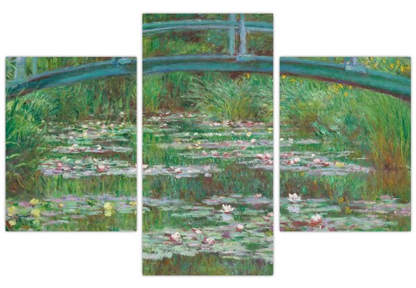 Tablou - Claude Monet, The Japanese Footbridge, reproducere (90x60 cm)