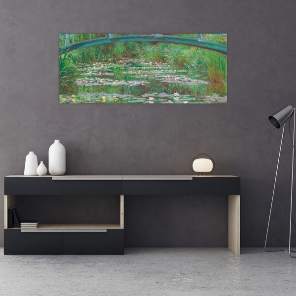 Tablou - Claude Monet, The Japanese Footbridge, reproducere (120x50 cm)