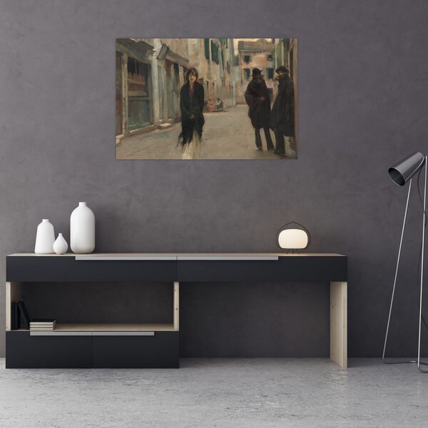 Tablou - John Singer Sargent, Street in Venice, reproducere (90x60 cm)
