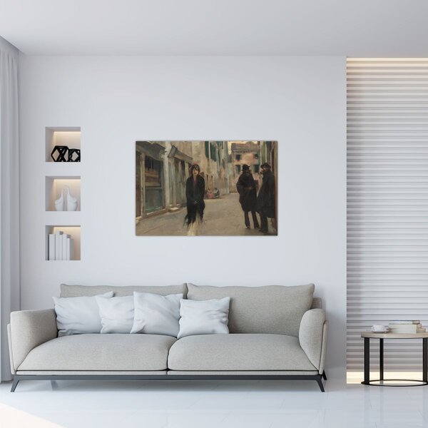 Tablou - John Singer Sargent, Street in Venice, reproducere (90x60 cm)