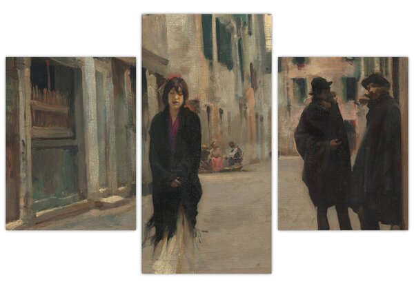 Tablou - John Singer Sargent, Street in Venice, reproducere (90x60 cm)
