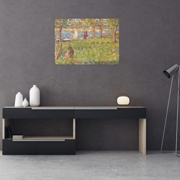 Tablou - Georges Seurat, Study for "La Grande Jatte", reproducere (70x50 cm)
