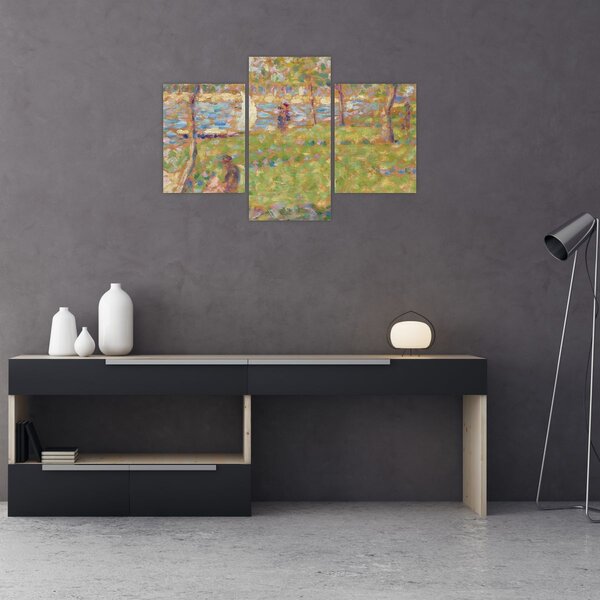 Tablou - Georges Seurat, Study for "La Grande Jatte", reproducere (90x60 cm)