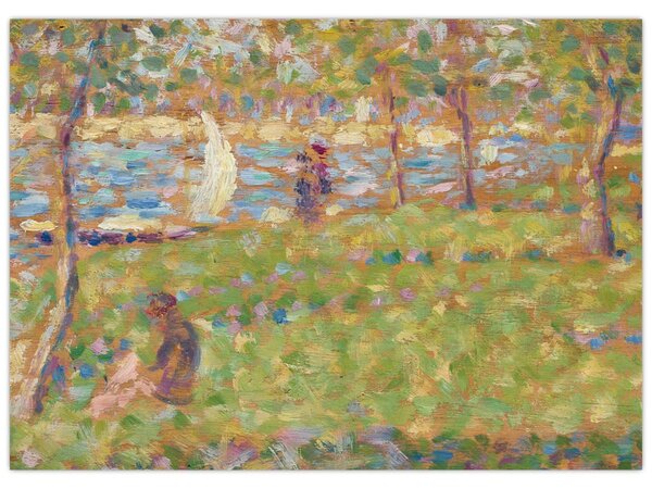 Tablou - Georges Seurat, Study for "La Grande Jatte", reproducere (70x50 cm)