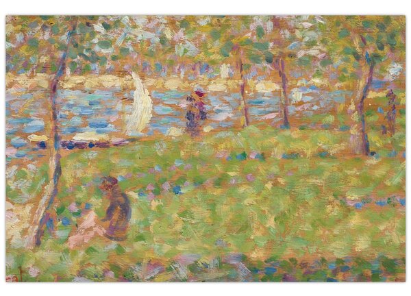 Tablou - Georges Seurat, Study for "La Grande Jatte", reproducere (90x60 cm)