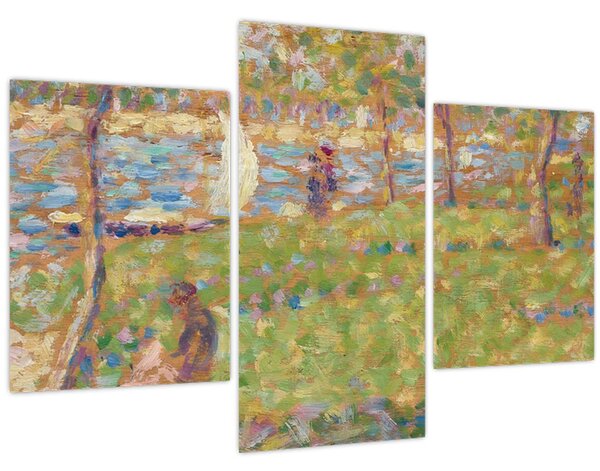 Tablou - Georges Seurat, Study for "La Grande Jatte", reproducere (90x60 cm)