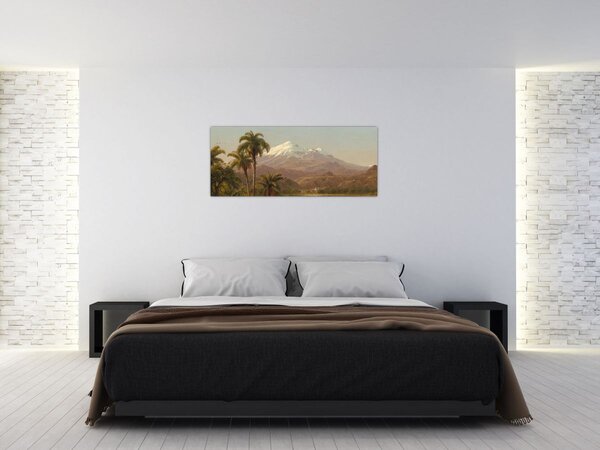 Tablou - Frederic Edwin Church, Tamaca Palms, reproducere (120x50 cm)