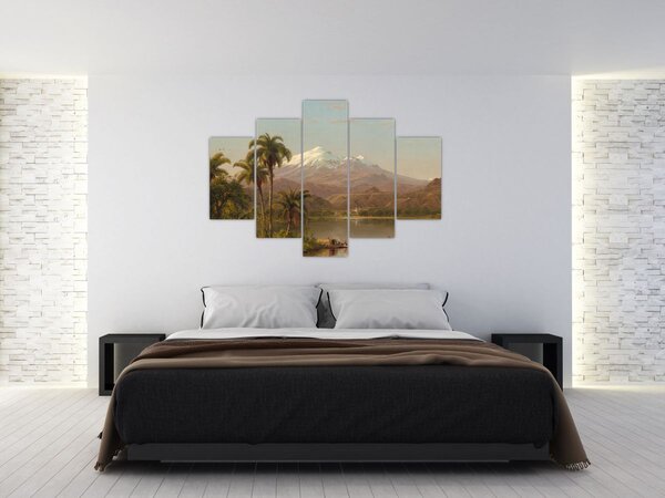 Tablou - Frederic Edwin Church, Tamaca Palms, reproducere (150x105 cm)