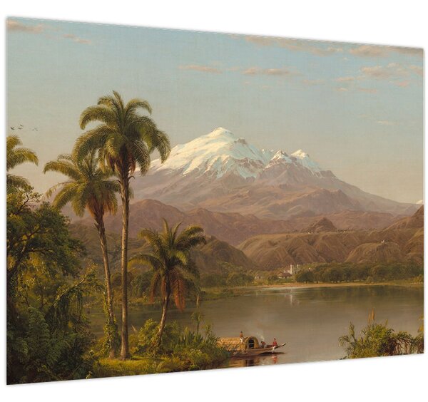 Tablou - Frederic Edwin Church, Tamaca Palms, reproducere (70x50 cm)