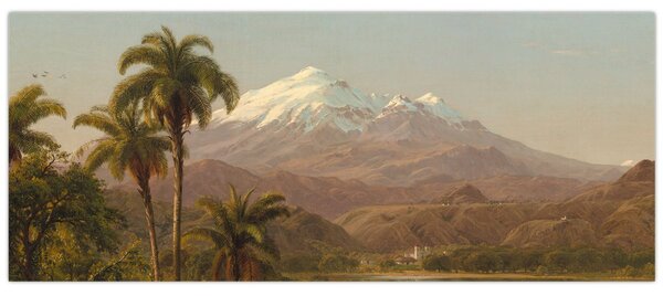 Tablou - Frederic Edwin Church, Tamaca Palms, reproducere (120x50 cm)