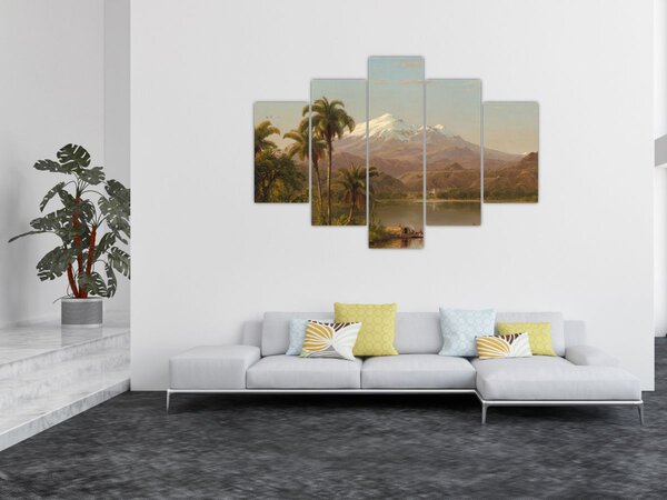 Tablou - Frederic Edwin Church, Tamaca Palms, reproducere (150x105 cm)