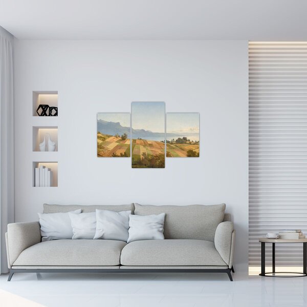 Tablou - Alexandre Calame, Swiss Landscape, reproducere (90x60 cm)