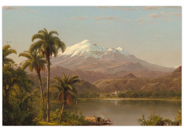 Tablou - Frederic Edwin Church, Tamaca Palms, reproducere (90x60 cm)