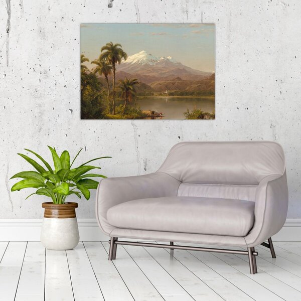 Tablou - Frederic Edwin Church, Tamaca Palms, reproducere (70x50 cm)