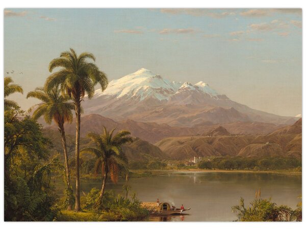 Tablou - Frederic Edwin Church, Tamaca Palms, reproducere (70x50 cm)