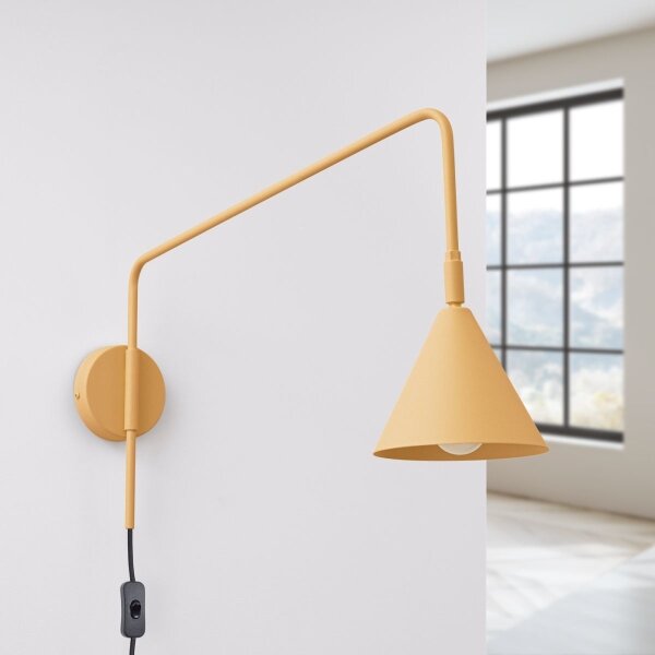 Lampă de perete Sollux SL.1698 NOX 1xE14/10W/230V auriu