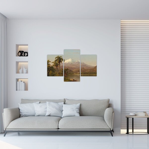 Tablou - Frederic Edwin Church, Tamaca Palms, reproducere (90x60 cm)