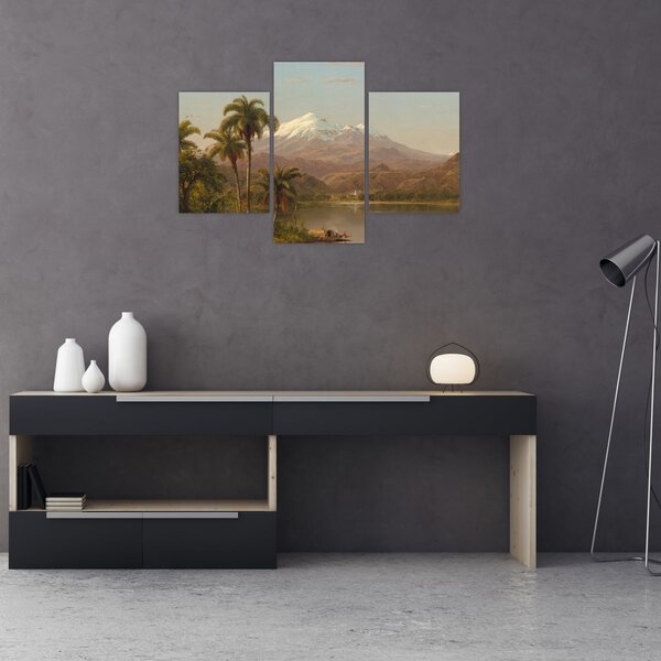 Tablou - Frederic Edwin Church, Tamaca Palms, reproducere (90x60 cm)