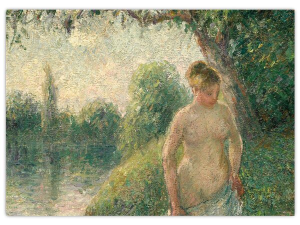 Tablou - Camille Pissarro, The Bather, reproducere (70x50 cm)