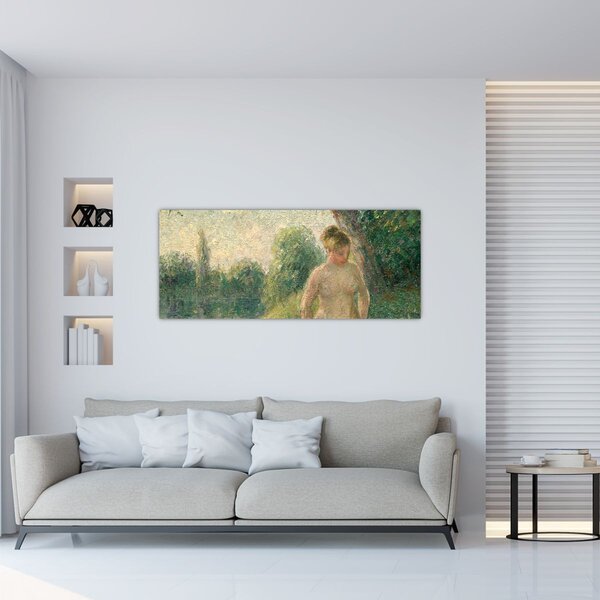 Tablou - Camille Pissarro, The Bather, reproducere (120x50 cm)