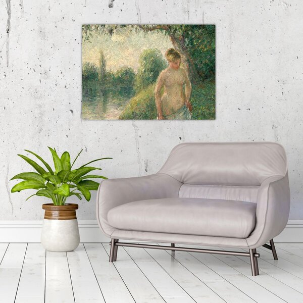 Tablou - Camille Pissarro, The Bather, reproducere (70x50 cm)