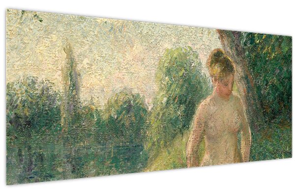 Tablou - Camille Pissarro, The Bather, reproducere (120x50 cm)
