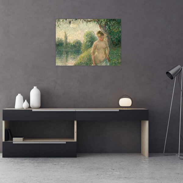 Tablou - Camille Pissarro, The Bather, reproducere (70x50 cm)