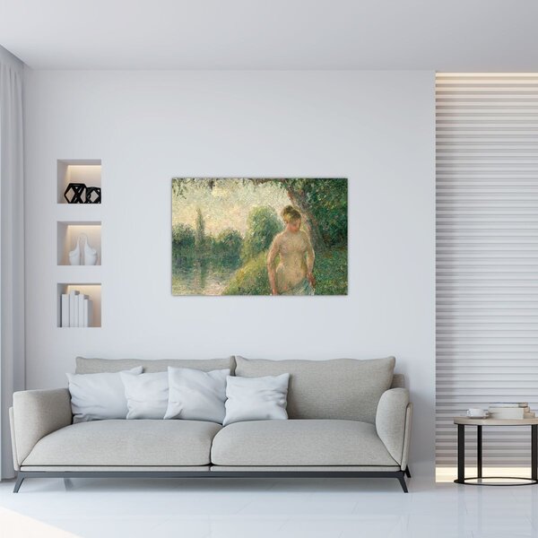 Tablou - Camille Pissarro, The Bather, reproducere (90x60 cm)