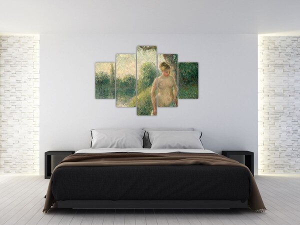 Tablou - Camille Pissarro, The Bather, reproducere (150x105 cm)