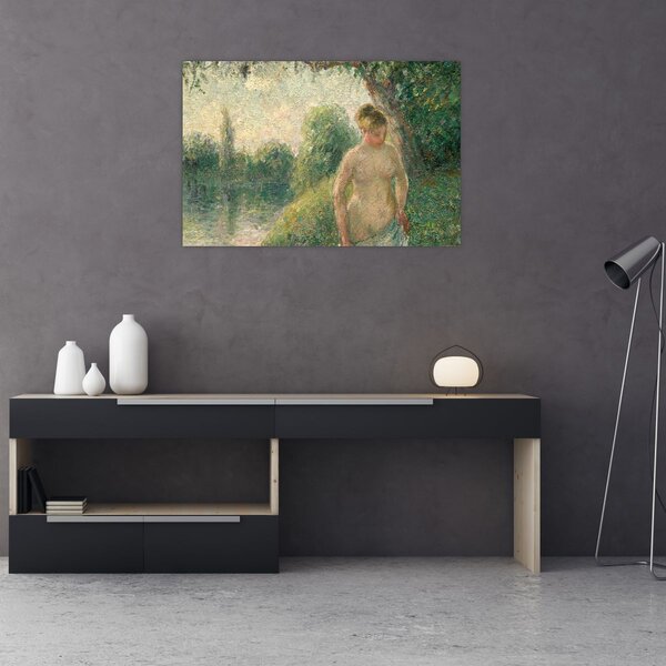 Tablou - Camille Pissarro, The Bather, reproducere (90x60 cm)
