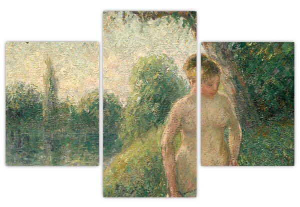Tablou - Camille Pissarro, The Bather, reproducere (90x60 cm)