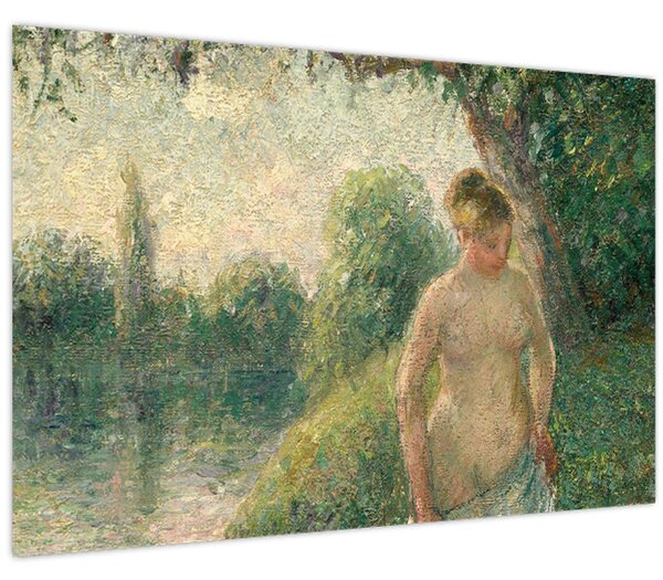 Tablou - Camille Pissarro, The Bather, reproducere (90x60 cm)