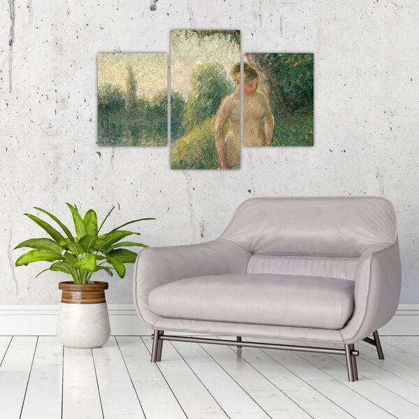 Tablou - Camille Pissarro, The Bather, reproducere (90x60 cm)