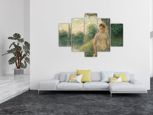 Tablou - Camille Pissarro, The Bather, reproducere (150x105 cm)